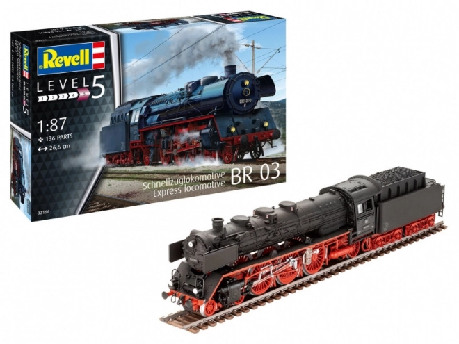 Plastic Model Steam Locomotive BR03