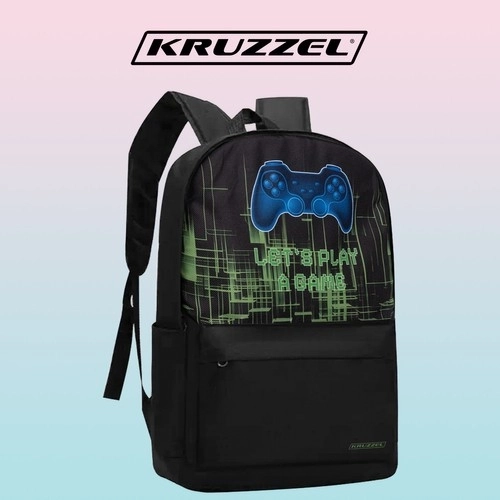 School Backpack with Gamer Design 22L