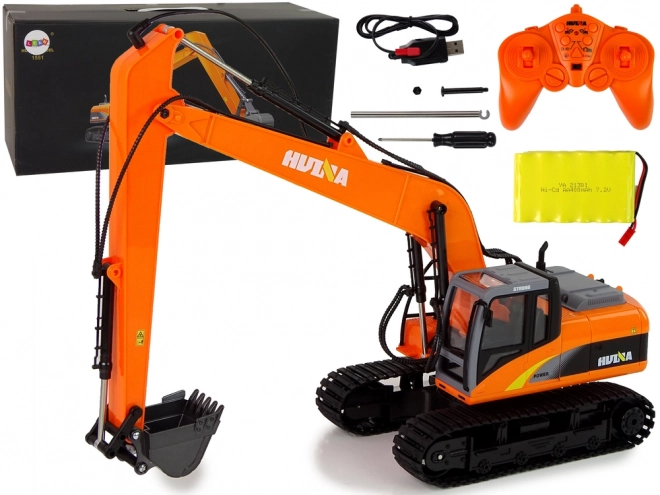 Remote Control Excavator with LED Lights