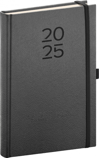 Notique Daily Planner Vellum 2025 Black 15x21 cm