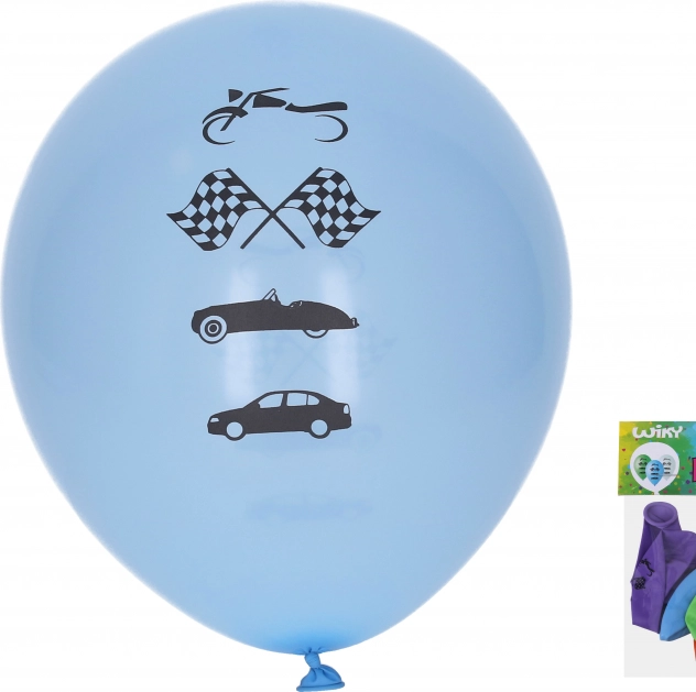 Inflatable Balloons 30 cm Cars – set of 5 pcs