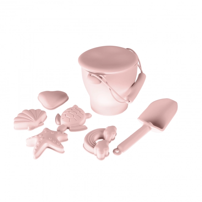 Silicone Sand Toy Set, Old Pink