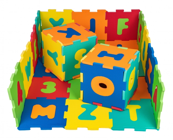 Colorful Soft Foam Play Mat with Numbers and Letters