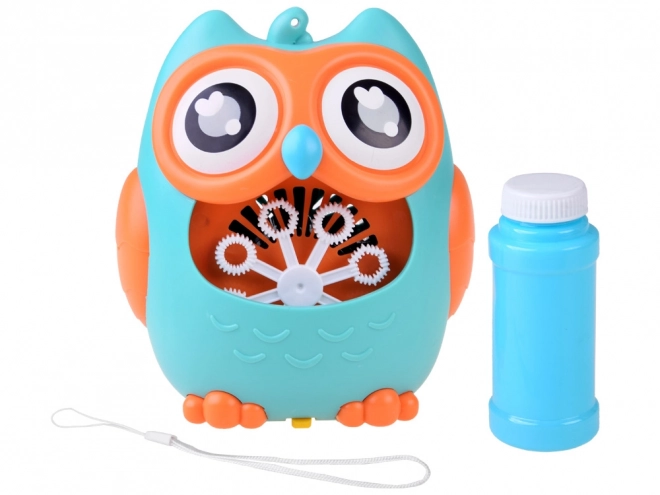 Bubble Machine Owl – blue