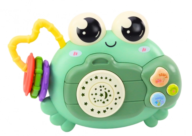 Green Crab Rattle Projector Toy