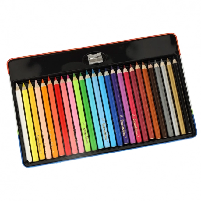 Colored Pencils in Metal Case by Bambino