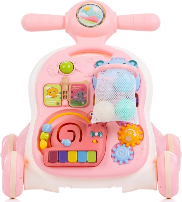 Interactive 3-in-1 Bear Walker Blue – Pink