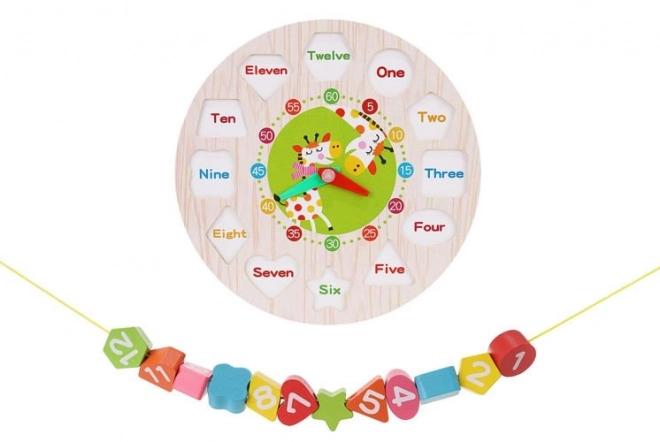 Wooden Educational Clock Toy