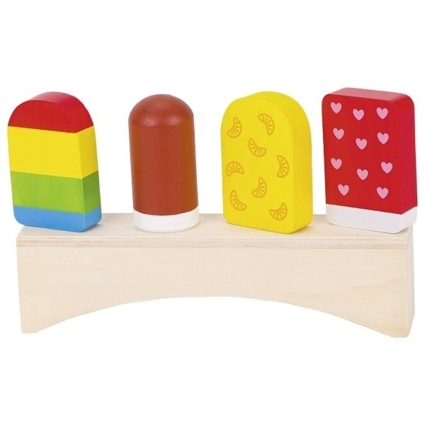 Colorful Wooden Popsicles