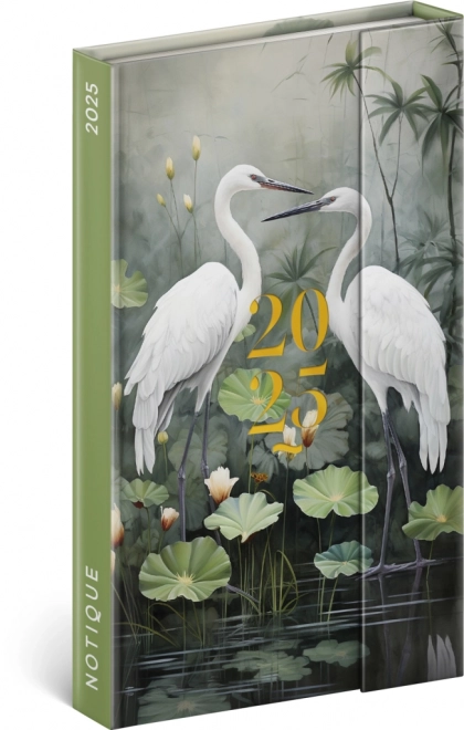 Weekly Magnetic Planner Birds 2025