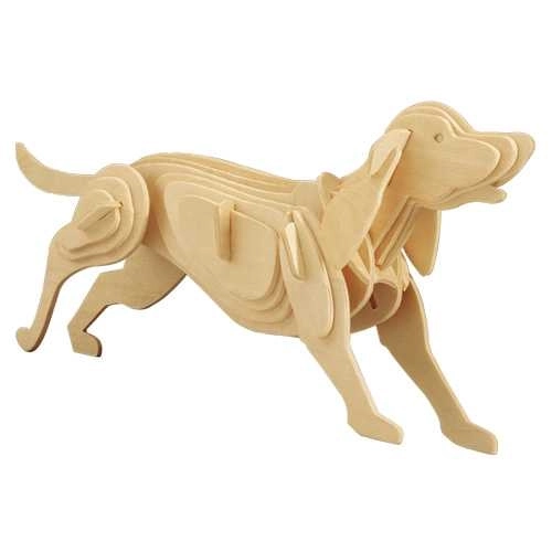 Wooden 3D Puzzle Dog