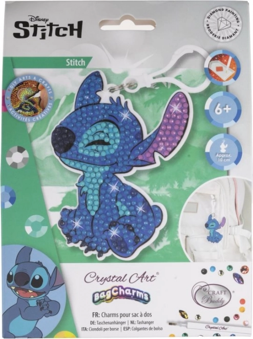 Ciondolo d'arte cristallina Stitch