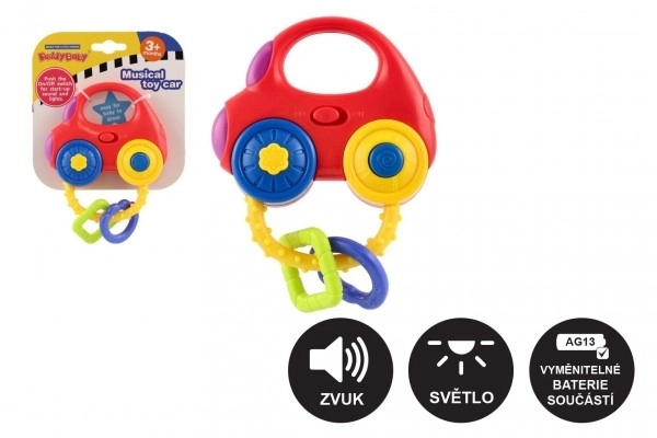 Baby Toy Car Rattle with Lights and Sound