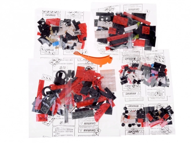 Red Sports Car Building Blocks Set