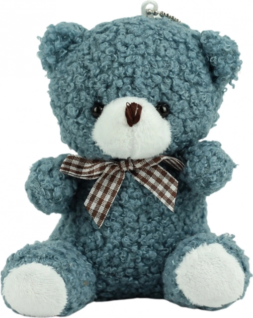 Plush Keychain Blue Bear 8 cm