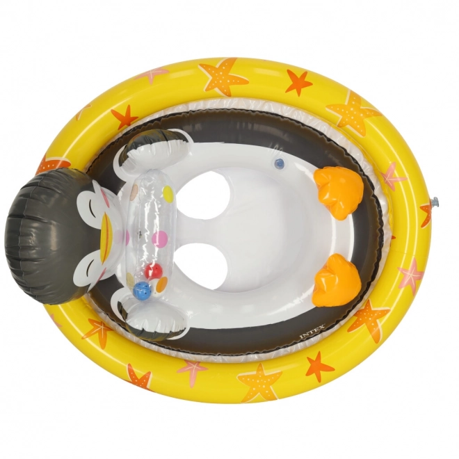 Inflatable Penguin Swim Ring for Children