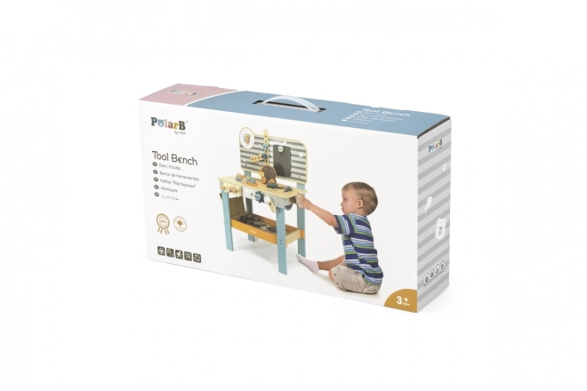 Wooden Workbench for Kids