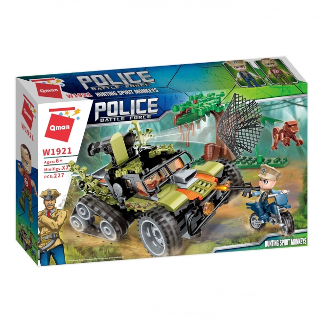 Qman Police Battle Force: Monkey Hunter Revelation Set