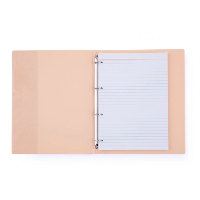 Kariban A4 Pastelini Apricot Ring Binder