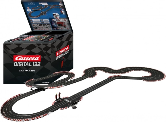Carrera Digital 132 Mix and Race racebaan 13,7 m met draadloze controllers