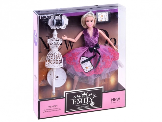 Emily Doll in Evening Dress with Accessories