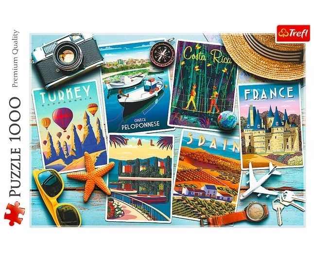 Summer Postcards Puzzle 1000 Pieces