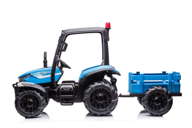 Blue Electric Ride-On Tractor