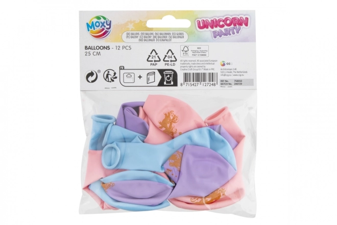 Unicorn Balloons Set