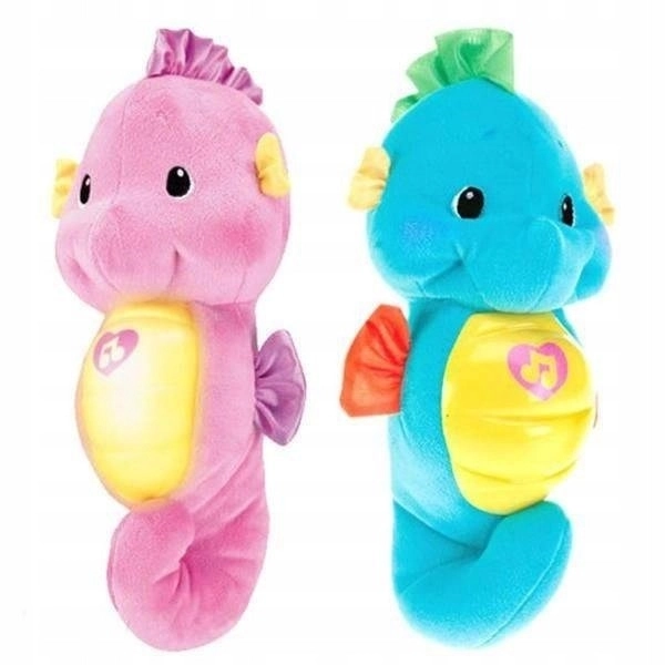 Fisher-Price Soothing Seahorse Plush Toy - Pink