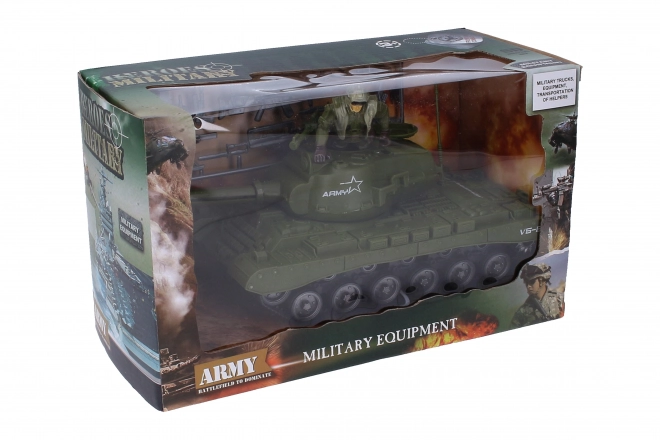 Toy Tank with Soldier and Accessories