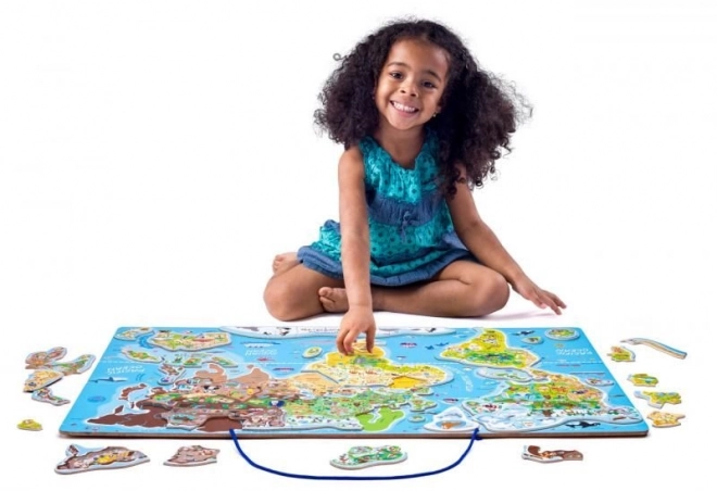 World Map Educational Board 2-in-1