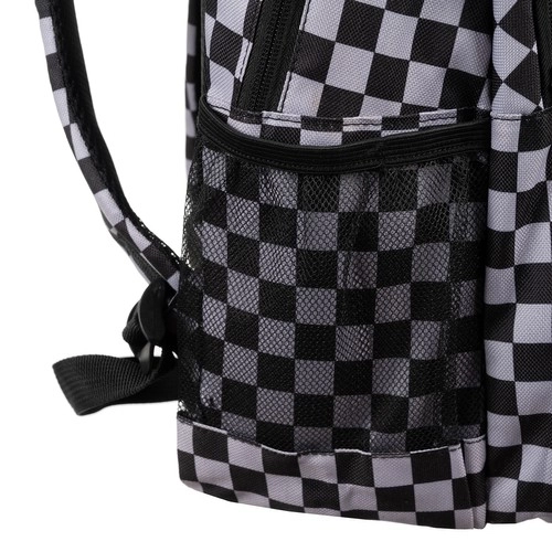 Chessboard Pattern Backpack with Gym Bag 30L