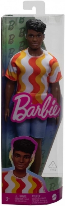 Barbie Ken Doll in Red-Orange Shirt