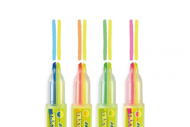 Two-color highlighter set