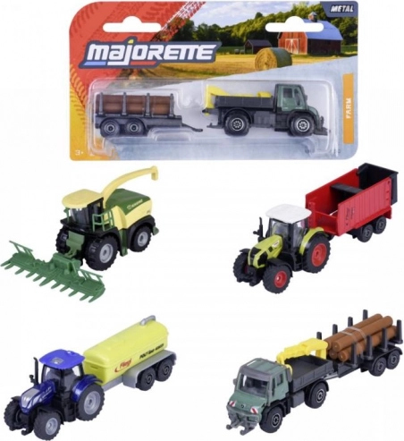 Farmárske kovové vozidlo 13 cm – 4 druhy