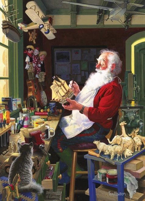 Cobble Hill Puzzle Santa's Workshop 500 Pieces