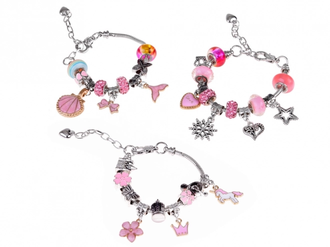 Bead & Charm Bracelet Set with Gift Packaging