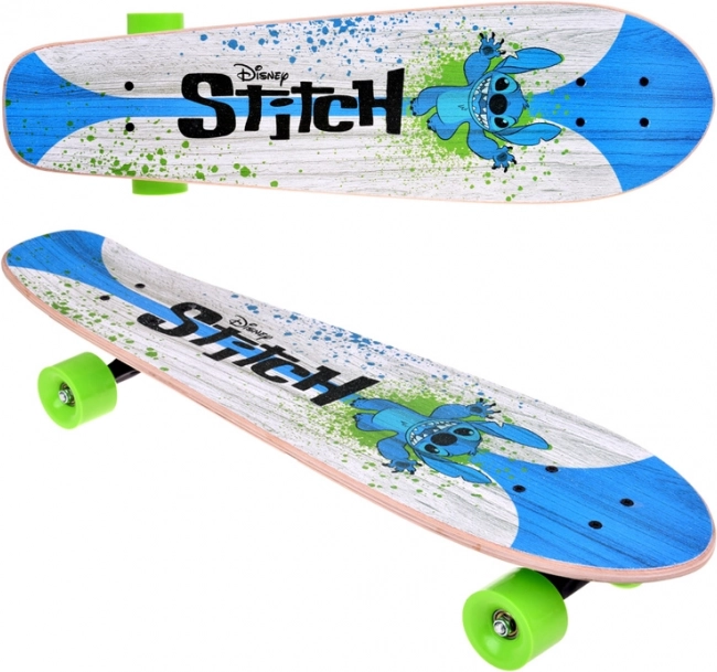 Wooden skateboard Disney Stitch for children up to 50 kg