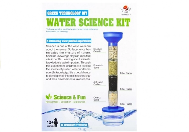 Educational Water Filtration Experiment Set