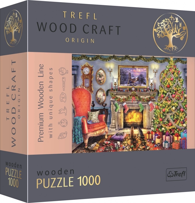 Wood Craft Christmas Puzzle 1000 Pieces by Trefl