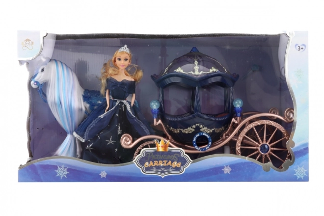 Battery-Powered Horse and Carriage for Girls