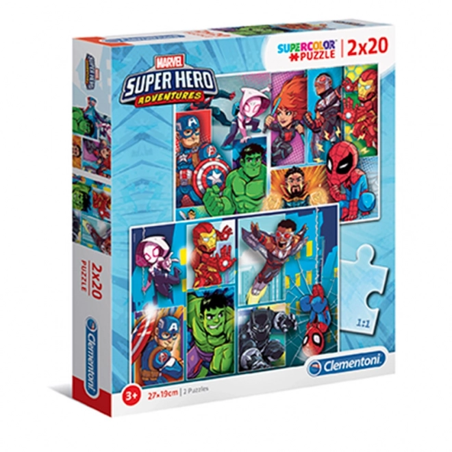 Clementoni Marvel Superheroes Puzzle Set