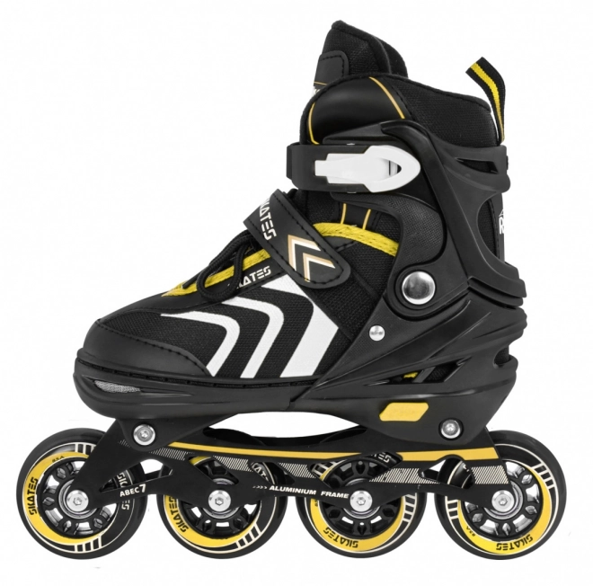 4-in-1 Skates Inline and Ice Skates for Kids Size 34-38 Yellow