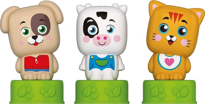 Soft Clemmy Animal Playset with Book