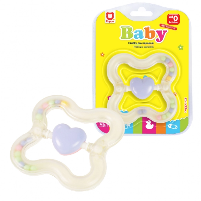 Heart Shaped Baby Rattle