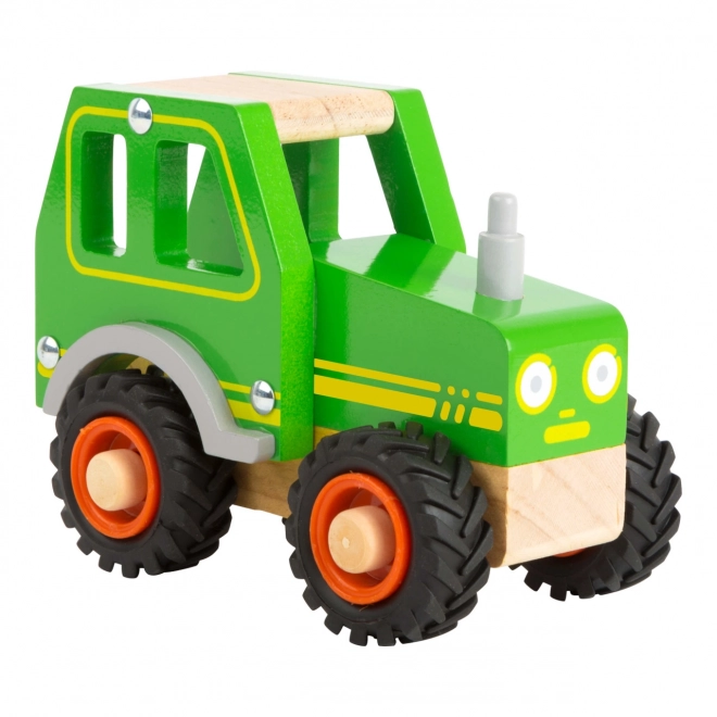 Small Foot Wooden Green Tractor