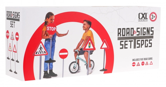 Educational Traffic Sign Set for Kids 3+