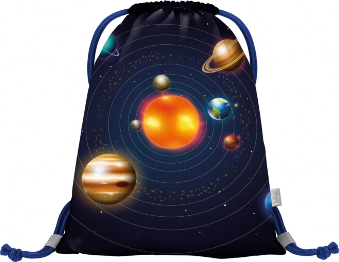 School Bag Set with Planets Design