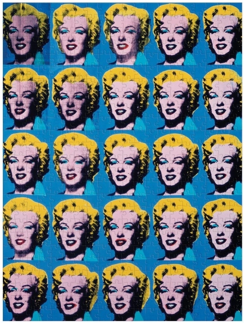 Double-Sided Puzzle Andy Warhol Marilyn