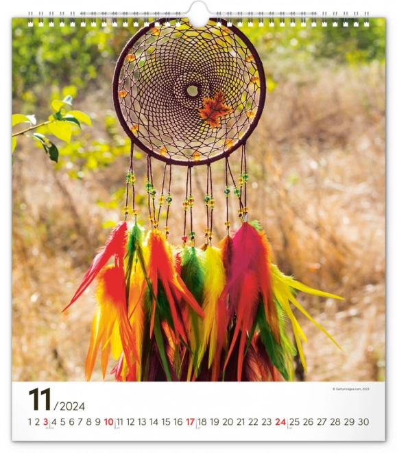 Wall Calendar Dreamcatcher 2024